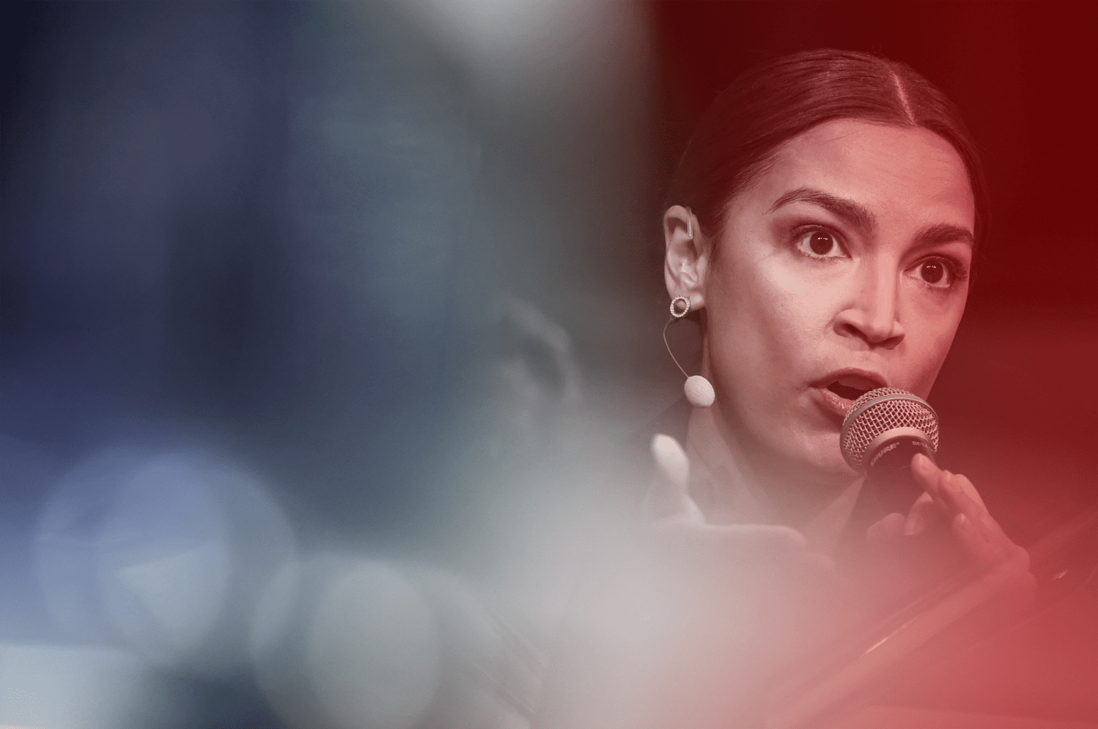 US Rep. Alexandria Ocasio-Cortez speaks at the Munich Security Conference.